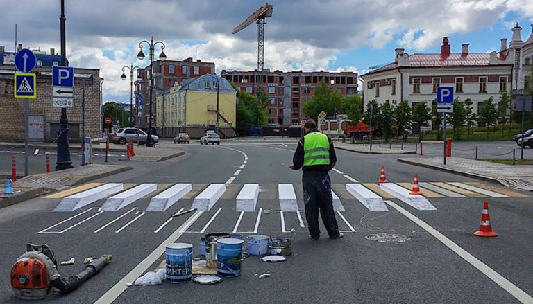 Креативный переход устрашил всех в Казани