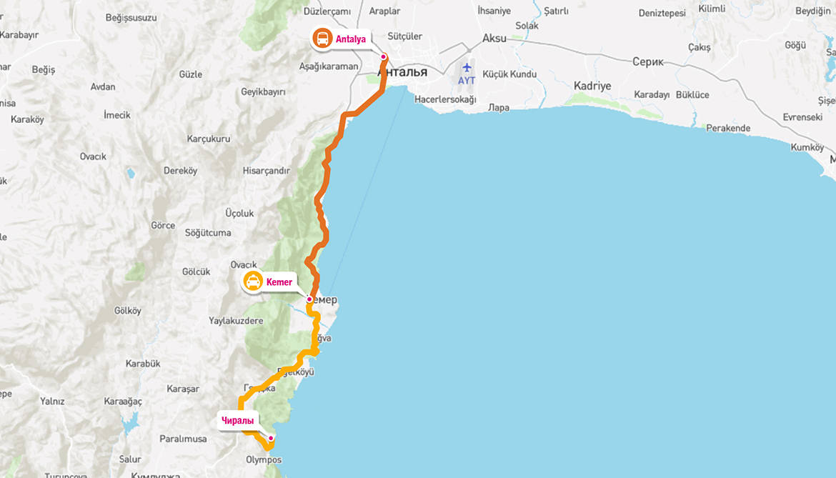 Расстояние от антальи до кемера. Чиралы Турция на карте. Чиралы Турция на карте Турции. Чирали Турция на карте на русском языке. Турция Чирал карта Чирали.
