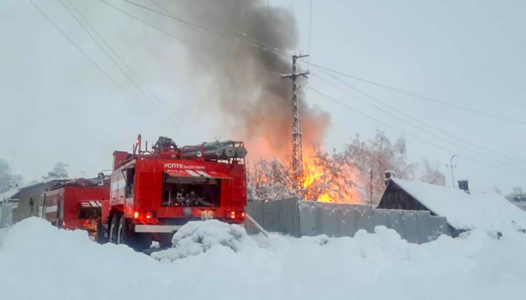 При пожаре погибла пожилая хозяйка дома