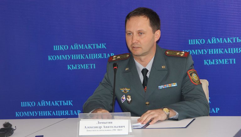 Заместитель начальника ДЧС ВКО Александр Ломыгин принял участие в брифинге на тему паводкоопасной ситуации в регионе
