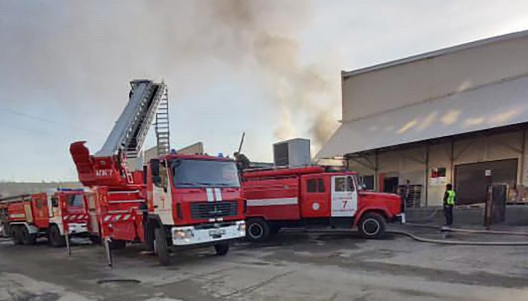 В Усть-Каменогорске горел супермаркет