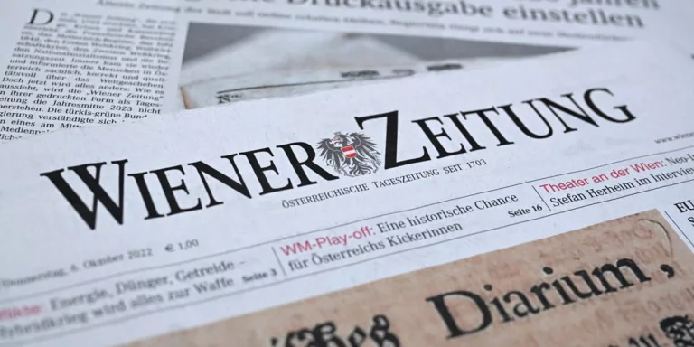 Австрийские власти хотят прекратить выпуск печатной версии «Wiener Zeitung». Журналисты издания — против