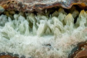 Агат из месторождения на территории полигона