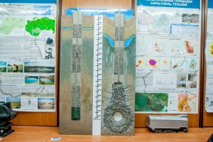 Схема размещения и глубина залегания одного из "изделий"