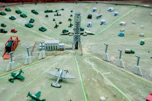 Схема эпицентра ядерных испытаний